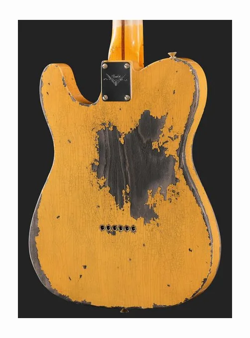 Fender Special 52 Tele SH Relic ANB, profilo laterale del corpo