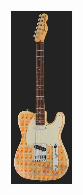 Fender Stamp Collection Tele Macedon, pickup e manopole dei controlli
