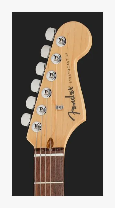 Fender Standard Strat HSS LRL WPG CND, curve del body viste dall'alto