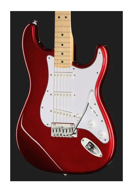Fender Standard Strat MN WPG CND, paletta con meccaniche e logo