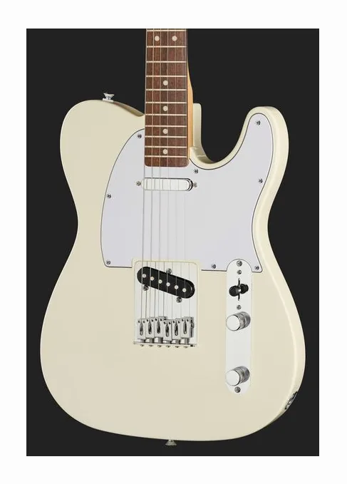 Fender Standard Tele LRL WPG OWT, corpo e verniciatura in primo piano