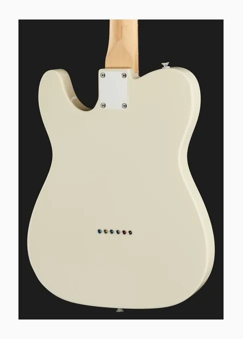 Fender Standard Tele LRL WPG OWT, paletta con meccaniche e logo