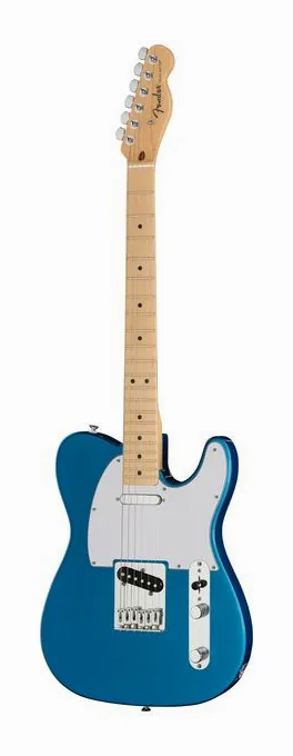 Fender Standard Tele MN WPG AMM in primo piano frontale