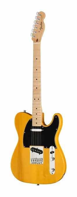 Fender Standard Tele MN BPG BTB fotografato frontalmente