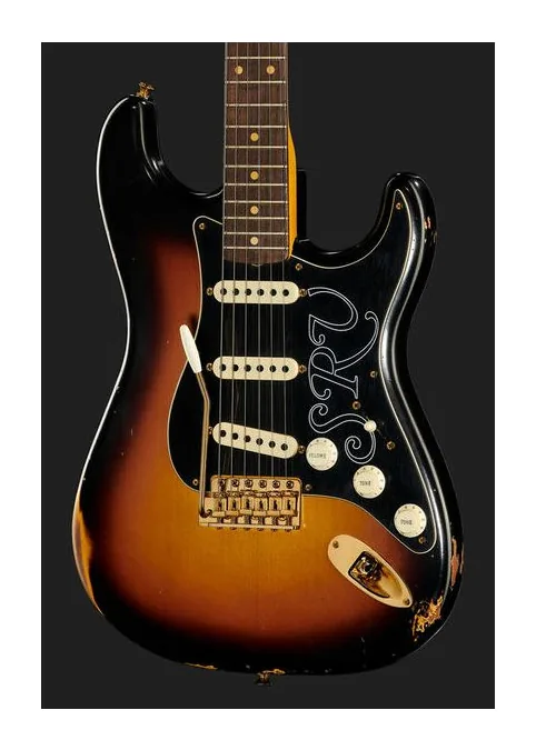 Fender Stevie Ray Vaughan Strat Relic, paletta con meccaniche e logo