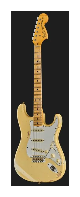 Fender 1969 Strat HR AVW, corpo e verniciatura in primo piano