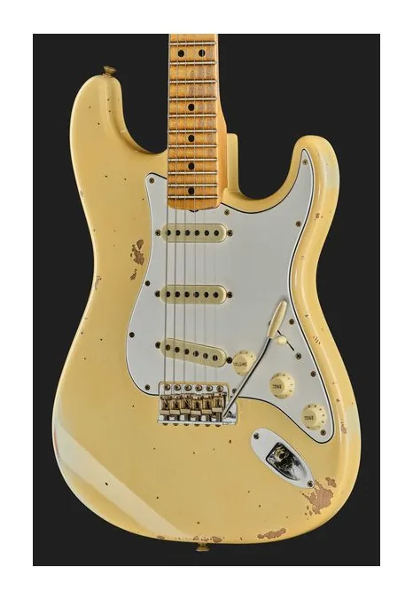 Fender 1969 Strat HR AVW, curve del body viste dall'alto