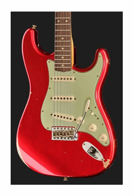 Fender 1960 Strat MP Relic ACAR, curve del body viste dall'alto