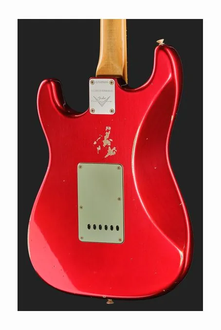 Fender 1960 Strat MP Relic ACAR, manico e tastiera visti di lato