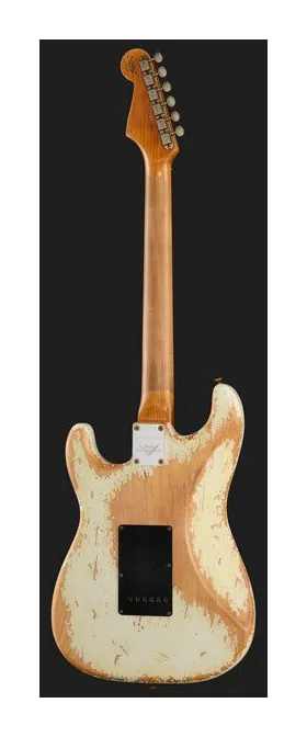 Fender Strat Roasted Dual-Mag OW LTD, curve del body viste dall'alto