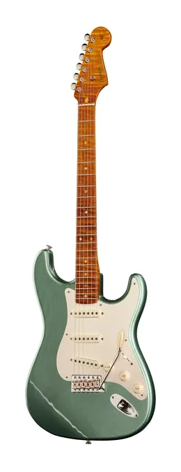 Fender Strat Roasted Pine CC ATGM visto di fronte
