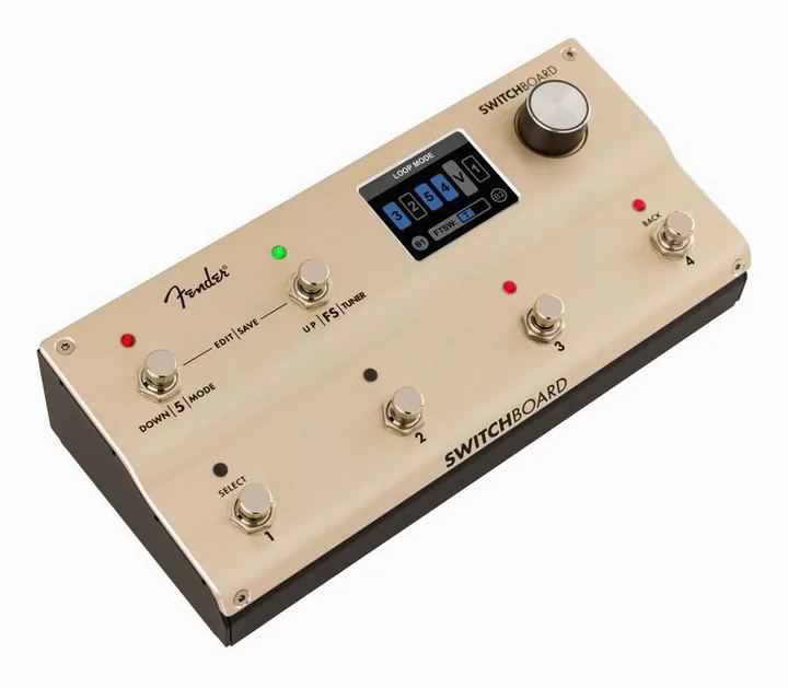Fender Switchboard Effects Operator in primo piano frontale