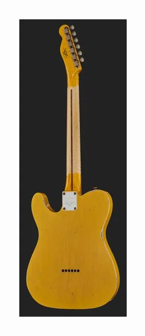 Fender Tele Blackguard Thinline Relic, profilo laterale del corpo