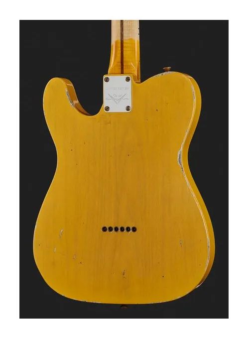 Fender Tele Blackguard Thinline Relic, ponte e meccaniche di intonazione