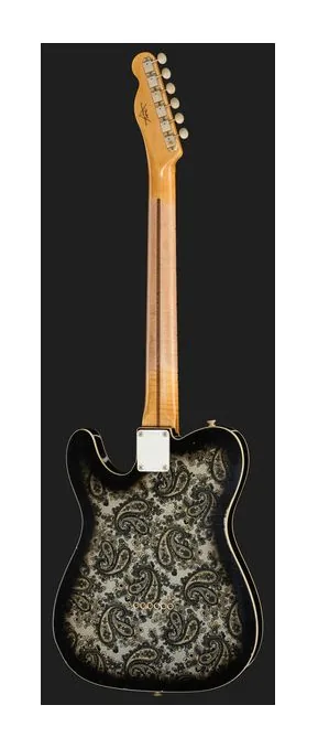 Fender Tele Dual P90 Black Paisley, profilo laterale del corpo