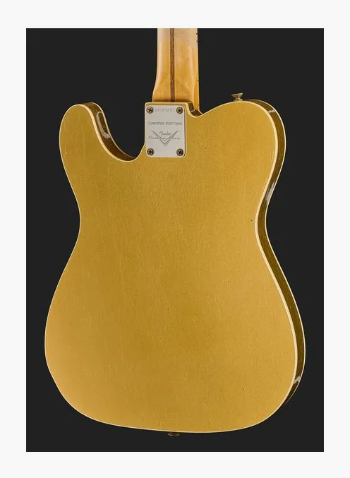 Fender Telecaster Custom JRN HLE GOLD, profilo laterale del corpo