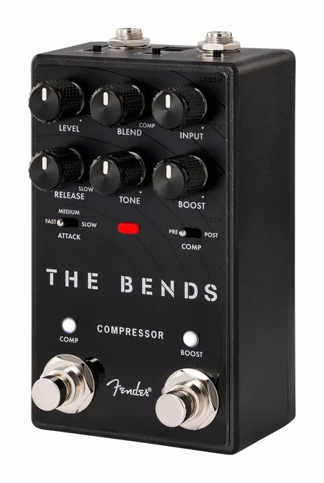 Fender The Bends Compressor V2, led e interruttore a pedale