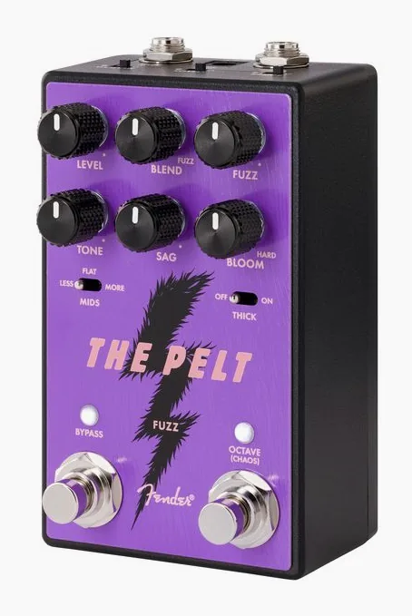 Fender The Pelt Fuzz V2, led e interruttore a pedale
