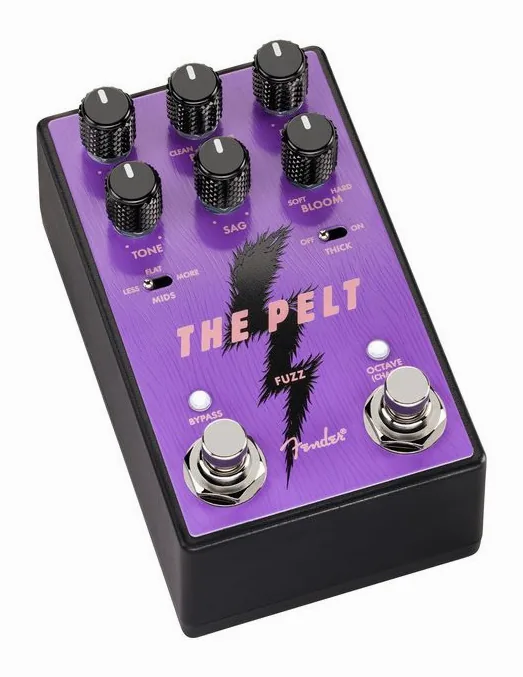 Fender The Pelt Fuzz V2 in primo piano frontale