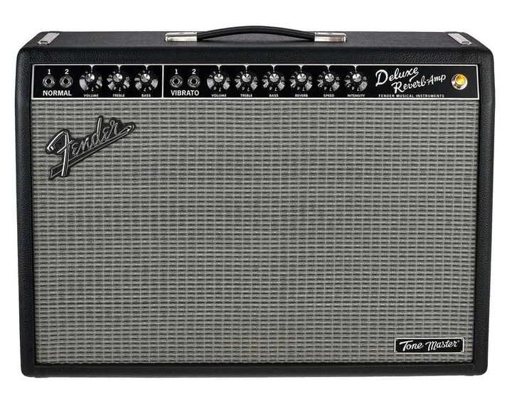 Fender Tone Master Deluxe Reverb, logo e finiture del pannello frontale