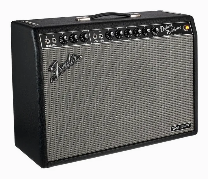 Fender Tone Master Deluxe Reverb, logo e finiture del pannello frontale