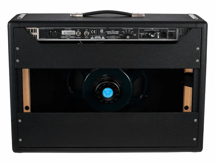 Fender Tone Master Deluxe Reverb, angolo del cabinet
