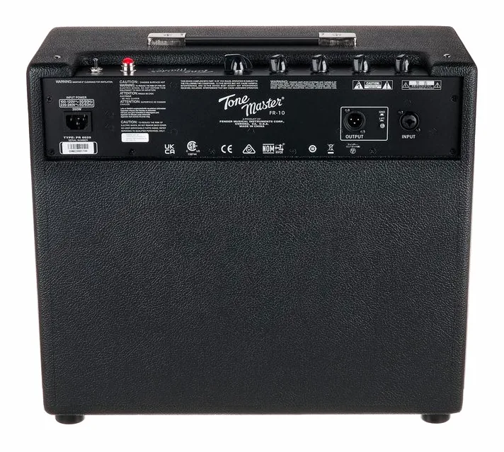 Fender Tone Master FR-10, vista dall'alto della testata