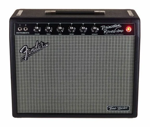 Fender Tone Master Princeton Reverb, manopole e selettore dei canali