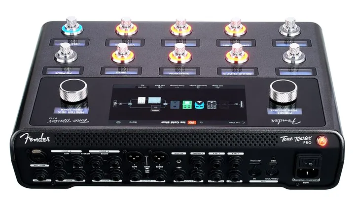 Fender Tone Master Pro, vista dall'alto della testata