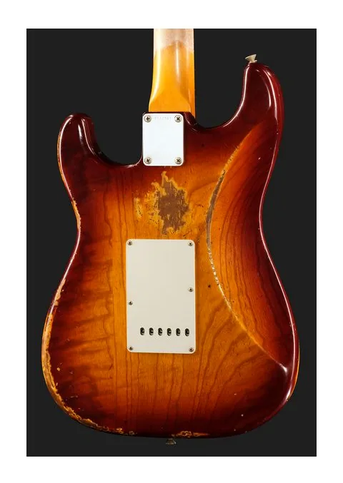 Fender Troposphere Strat TSB, manico e tastiera visti di lato