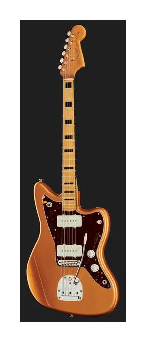 Fender Troy V Leeuwen Jazzmaster MN, paletta con meccaniche e logo