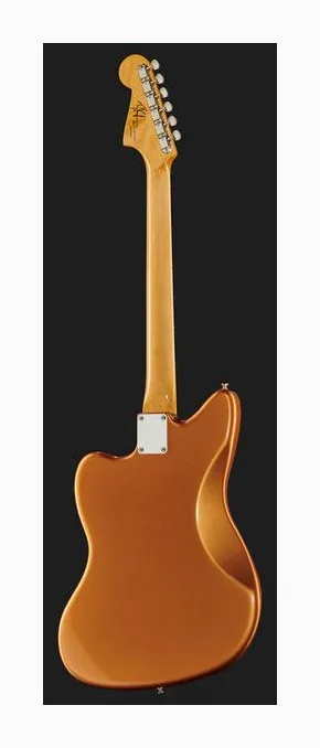 Fender Troy V Leeuwen Jazzmaster MN, manico e tastiera visti di lato