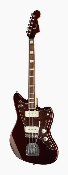 Fender Troy Van Leeuwen Jazzmaster fotografato frontalmente