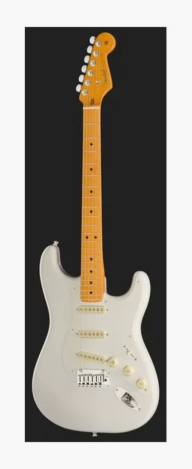 Fender Ultra Luxe 50s Strat MN WBL, corpo e verniciatura in primo piano