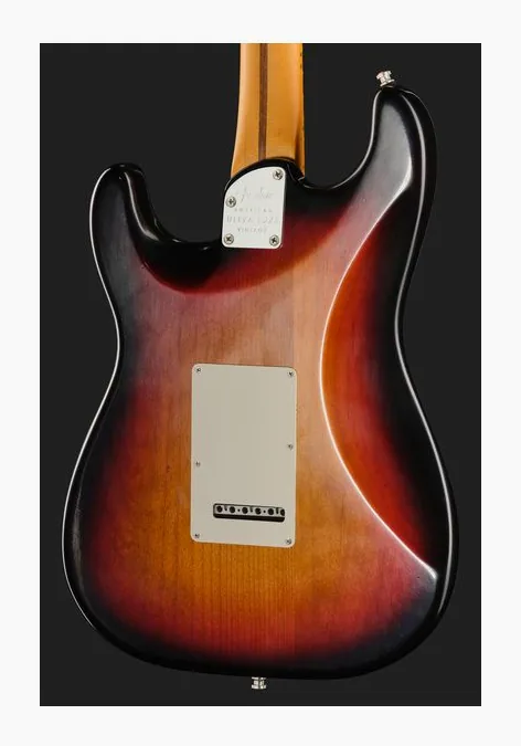 Fender Ultra Luxe 50s Strat MN 3TSB, vista posteriore del corpo