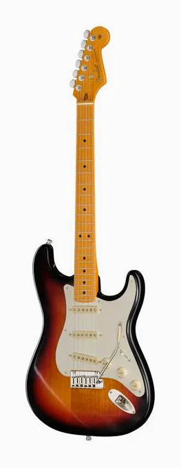 Fender Ultra Luxe 50s Strat MN 3TSB visto di fronte