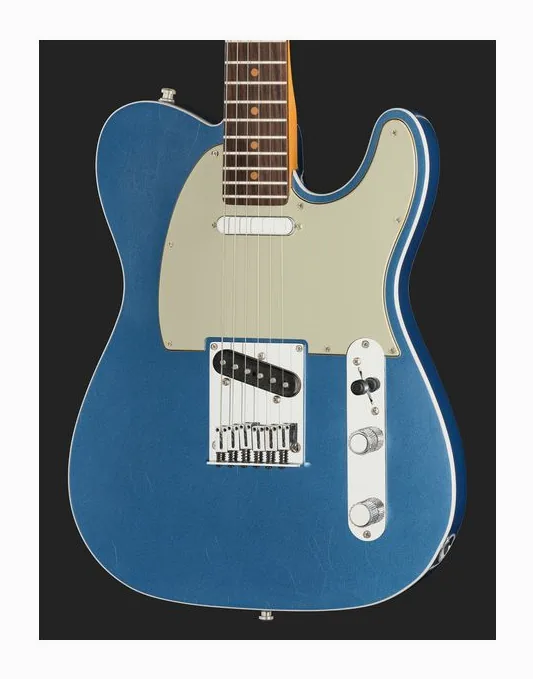 Fender Ultra Luxe 60s Custom Tele LPB, manico e tastiera visti di lato