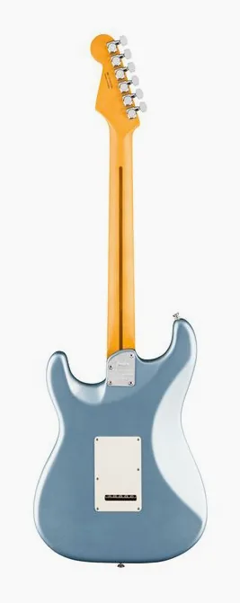 Fender Ultra Luxe 60s Strat RW IBM, paletta con meccaniche e logo