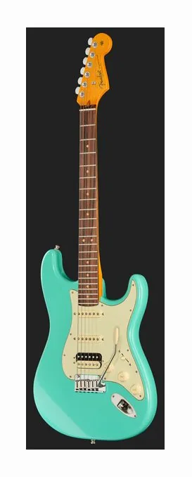 Fender Ultra Luxe 60s Strat HSS SFMG, curve del body viste dall'alto