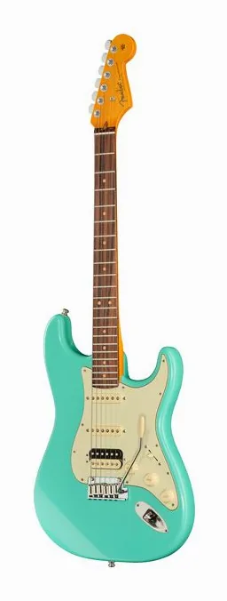 Fender Ultra Luxe 60s Strat HSS SFMG visto di fronte