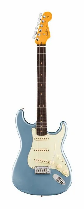 Fender Ultra Luxe 60s Strat RW IBM fotografato frontalmente