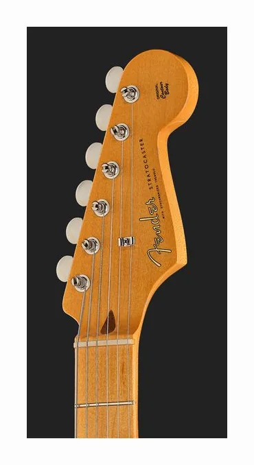 Fender Vintera III L 50s Strat AZG, manico e tastiera visti di lato