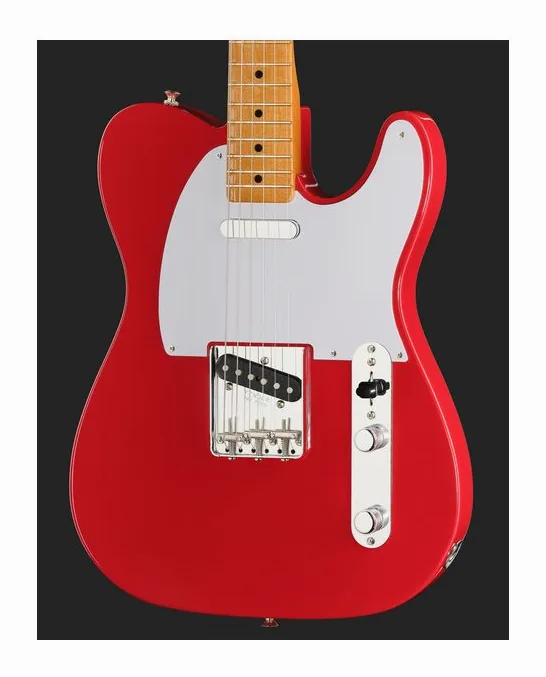 Fender Vintera III L 50s Tele DKR, paletta con meccaniche e logo