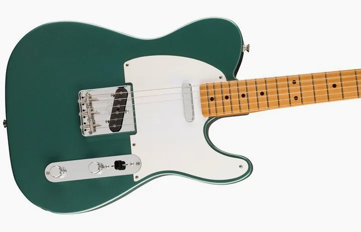 Fender Vintera III L 50s Tele SGM, manico e tastiera visti di lato