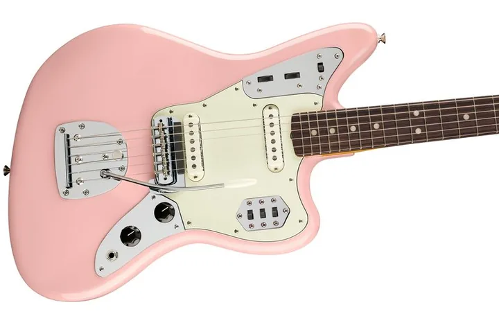 Fender Vintera III M 60s Jaguar SP, paletta con meccaniche e logo