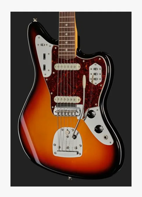 Fender Vintera III M 60s Jaguar 3CSB, capotasto e prime posizioni della tastiera