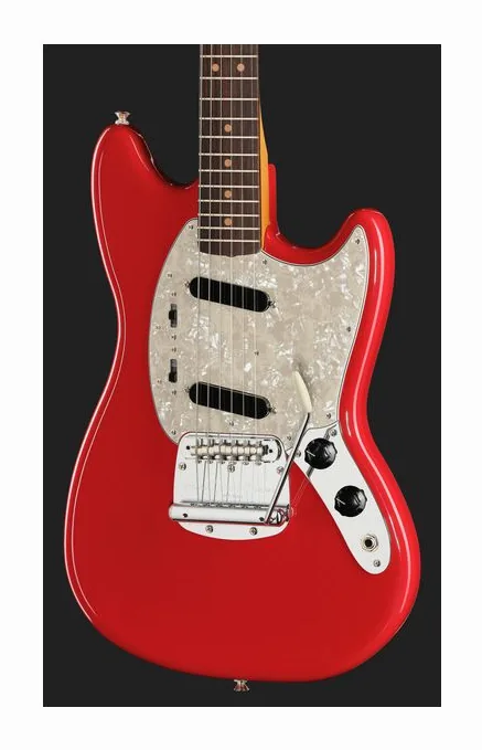 Fender Vintera III M 60s Mustang DKR, profilo laterale del corpo