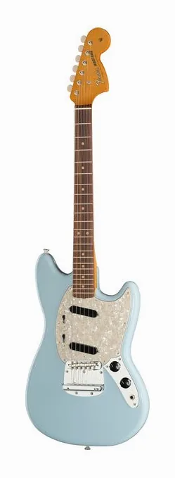 Fender Vintera III M 60s Mustang SNB fotografato frontalmente