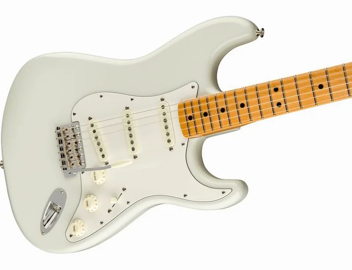 Fender Voodoo Child Strat NOS OW, capotasto e prime posizioni della tastiera