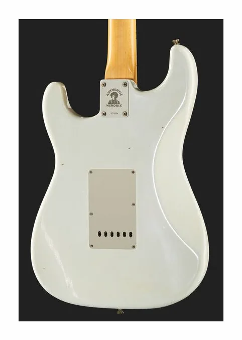 Fender Voodoo Child Strat Relic OW, curve del body viste dall'alto